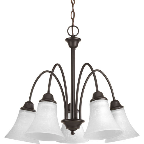 Tally 5 Light 25 inch Antique Bronze Chandelier Ceiling Light