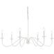 Rohan 6 Light 42 inch White Chandelier Ceiling Light