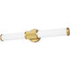 Solange LED 25.5 inch Modern Gold Bath Vanity Wall Light