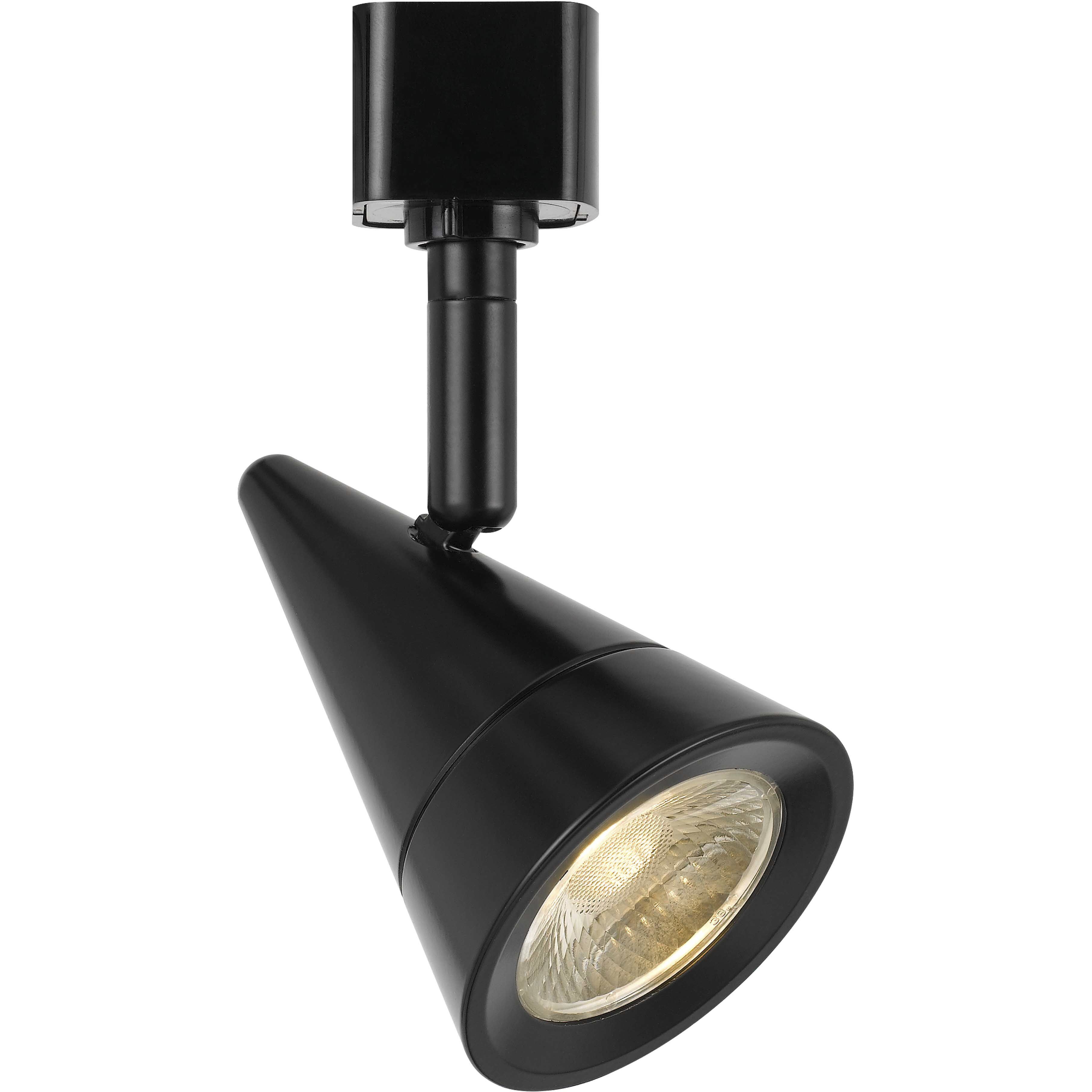 Signature 1 Light Black Track Head Ceiling Light