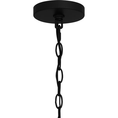 Mulberry 1 Light 9 inch Matte Black Outdoor Hanging Lantern