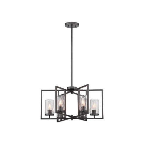 Elements 6 Light 25 inch Charcoal Chandelier Ceiling Light