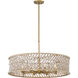 Horsmore 8 Light 29.5 inch Legacy Brass Pendant Ceiling Light