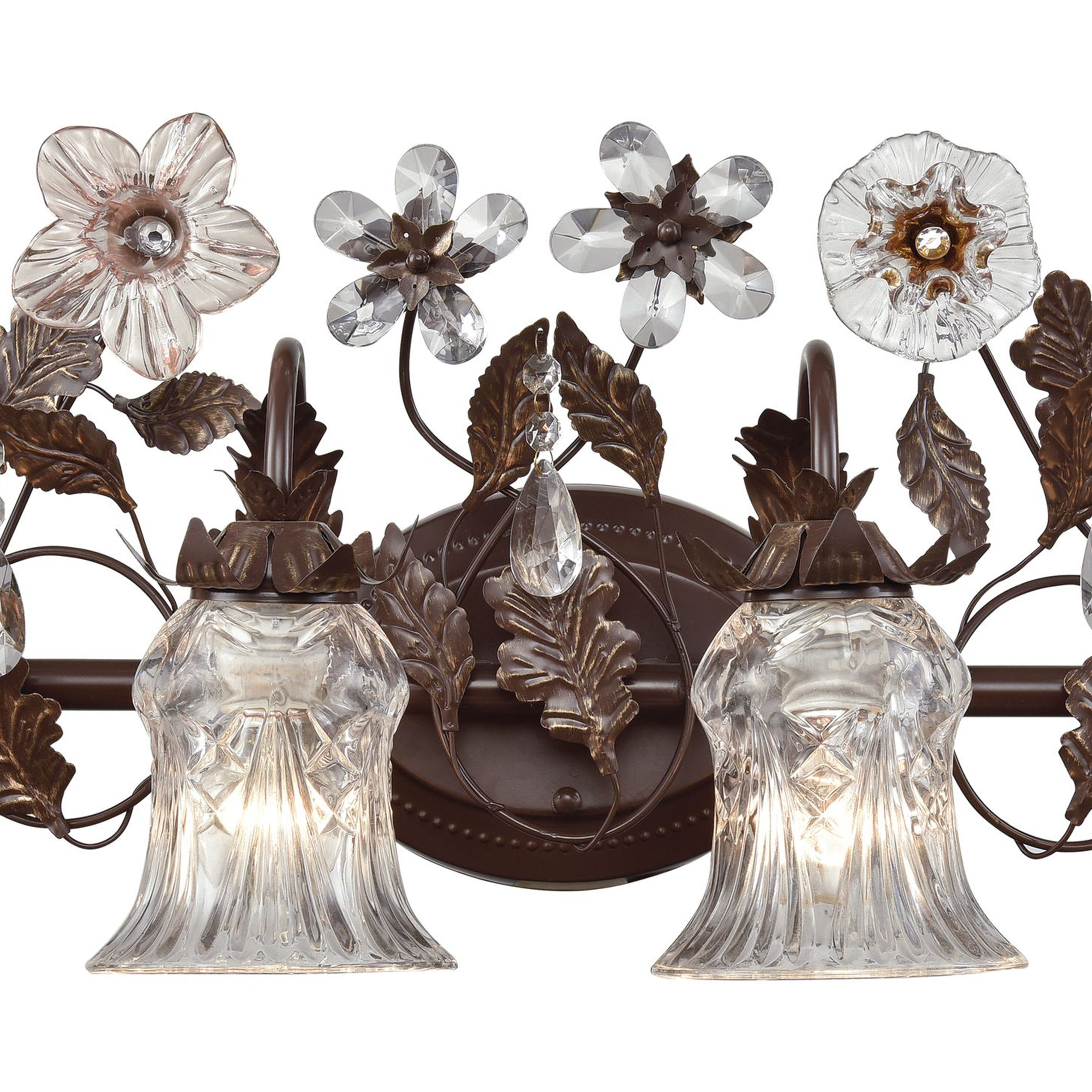 Cristallo Fiore Vanity Light Wall Light