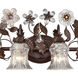 Cristallo Fiore Vanity Light Wall Light