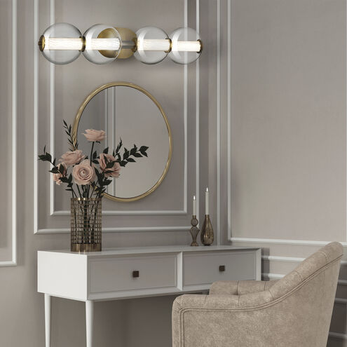 Atomo LED 29.75 inch Gold Vanity Light Wall Light