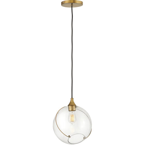 Lisa McDennon Skye 1 Light 10.75 inch Heritage Brass Indoor Pendant Ceiling Light