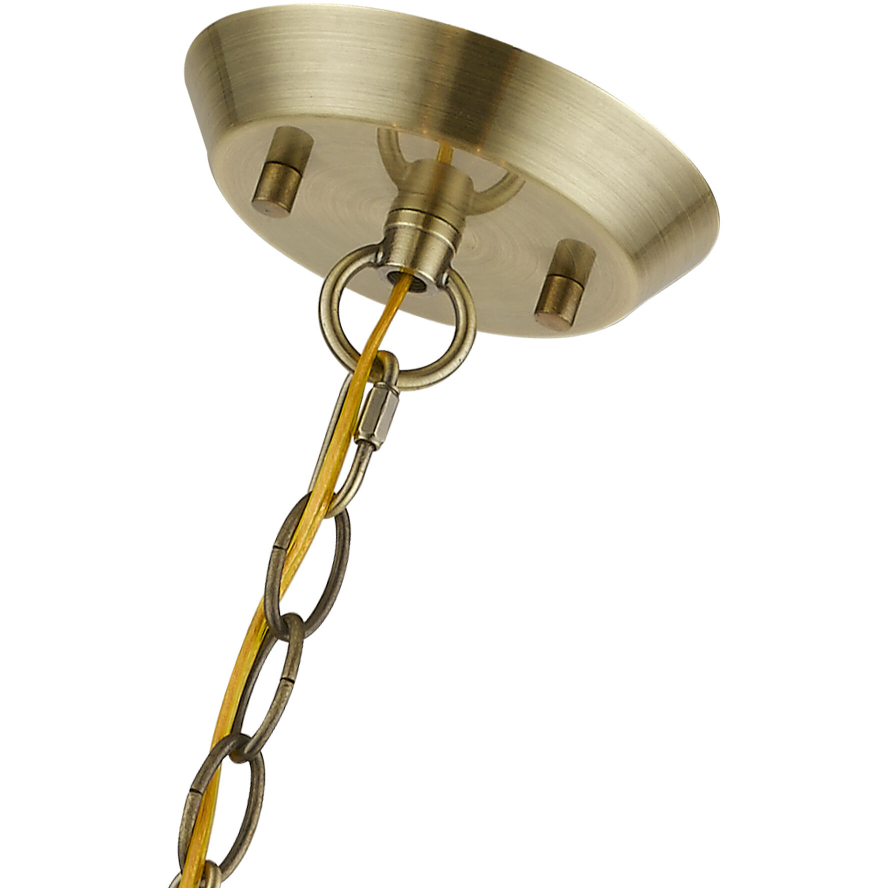 Devone 5 Light 22 inch Antique Brass Chandelier Ceiling Light