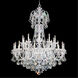 Olde World 35 Light Polished Silver Chandelier Ceiling Light in Heritage
