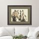 Equine Sketch Brown and Beige and Black and Rust Framed Art