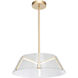 Talon LED 19.6 inch Brushed Brass Pendant Ceiling Light
