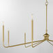 Providence 8 Light 15.25 inch Aged Brass Chandelier Ceiling Light
