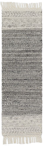 Lucia 96 X 30 inch Charcoal Rug in 2.5 x 8, Runner