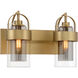 Ravik 2 Light 14.25 inch Legacy Brass Vanity Wall Light