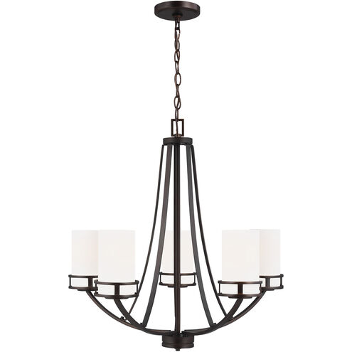 Robie 5 Light 24.13 inch Bronze Chandelier Ceiling Light