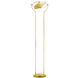 Zeitlos 75 inch 78 watt Satin Brass Floor Lamp Portable Light, Bankamp Astoria