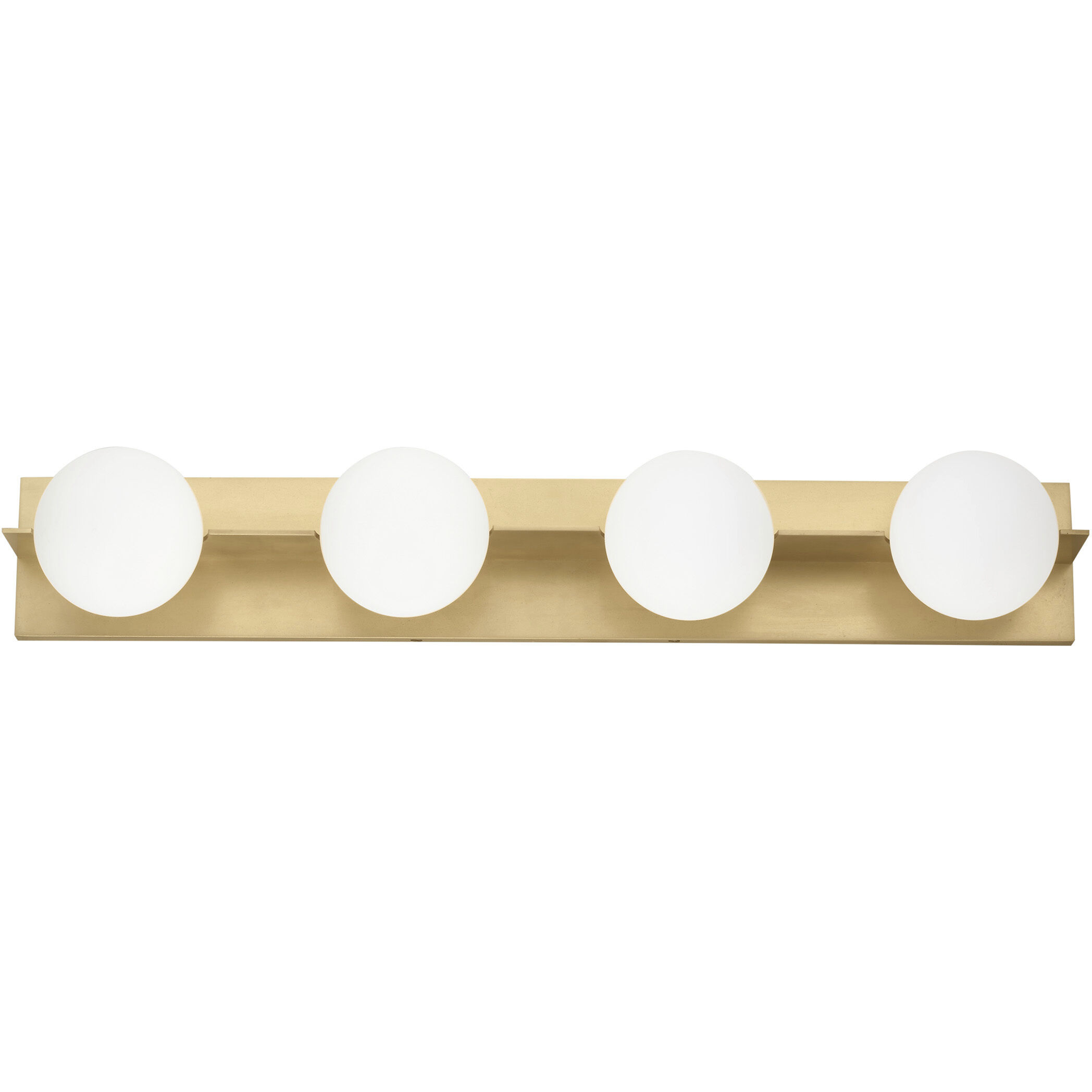 Sean Lavin Orbel 4 Light 32.4 inch Natural Brass Bath Vanity Wall Light