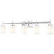 Cadoc 5 Light 40.5 inch Chrome Bath Vanity Light Wall Light