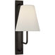 Amber Lewis Rui LED 8 inch Aged Iron Tall Sconce Wall Light