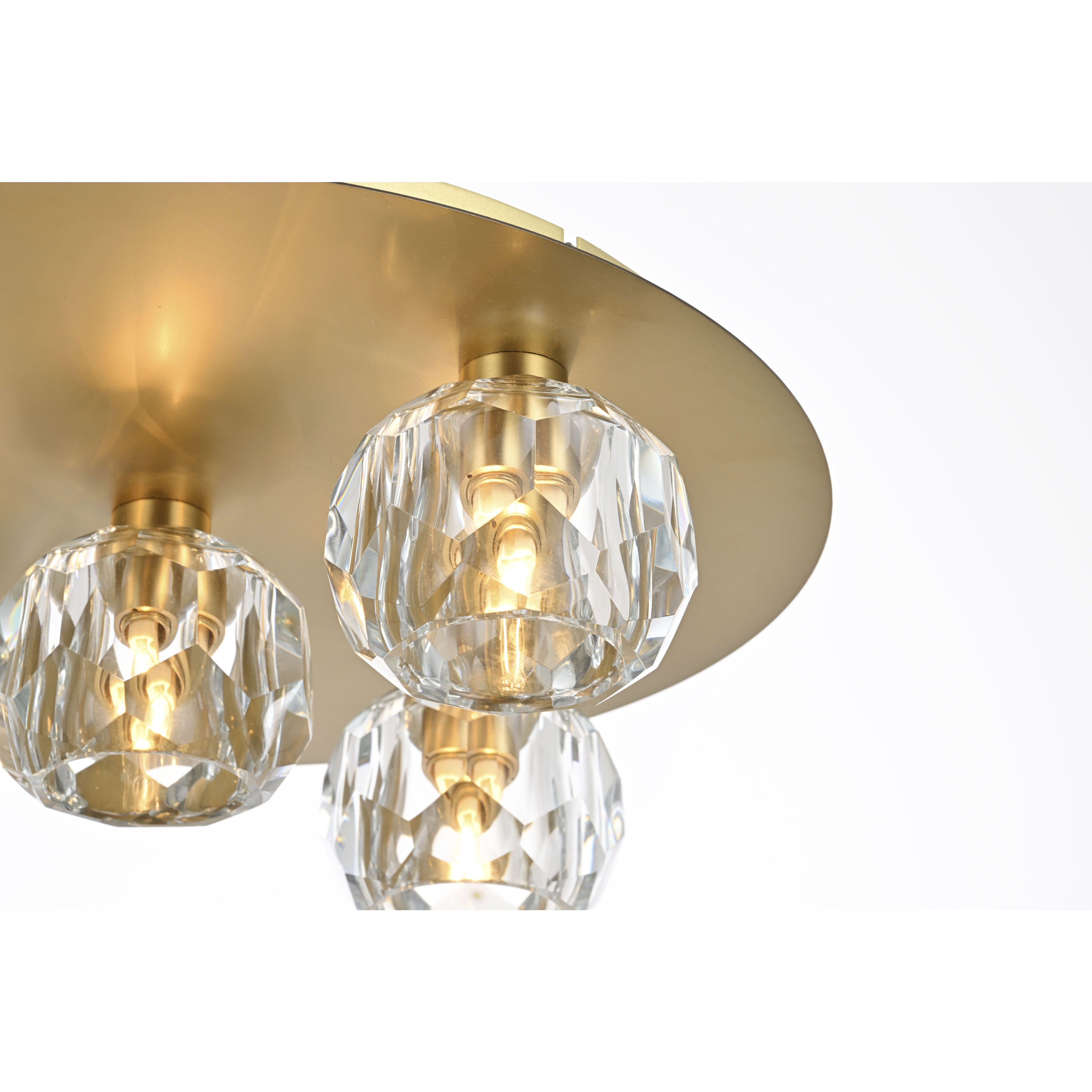 Graham 5 Light 16 inch Gold Flush Mount Ceiling Light