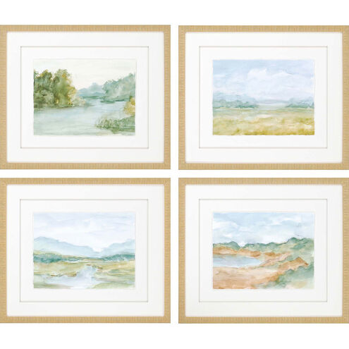 Waterside Collection Green Framed Art