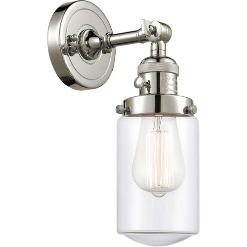 Franklin Restoration Dover LED 5 inch Polished Nickel Sconce Wall Light, Franklin Restoration