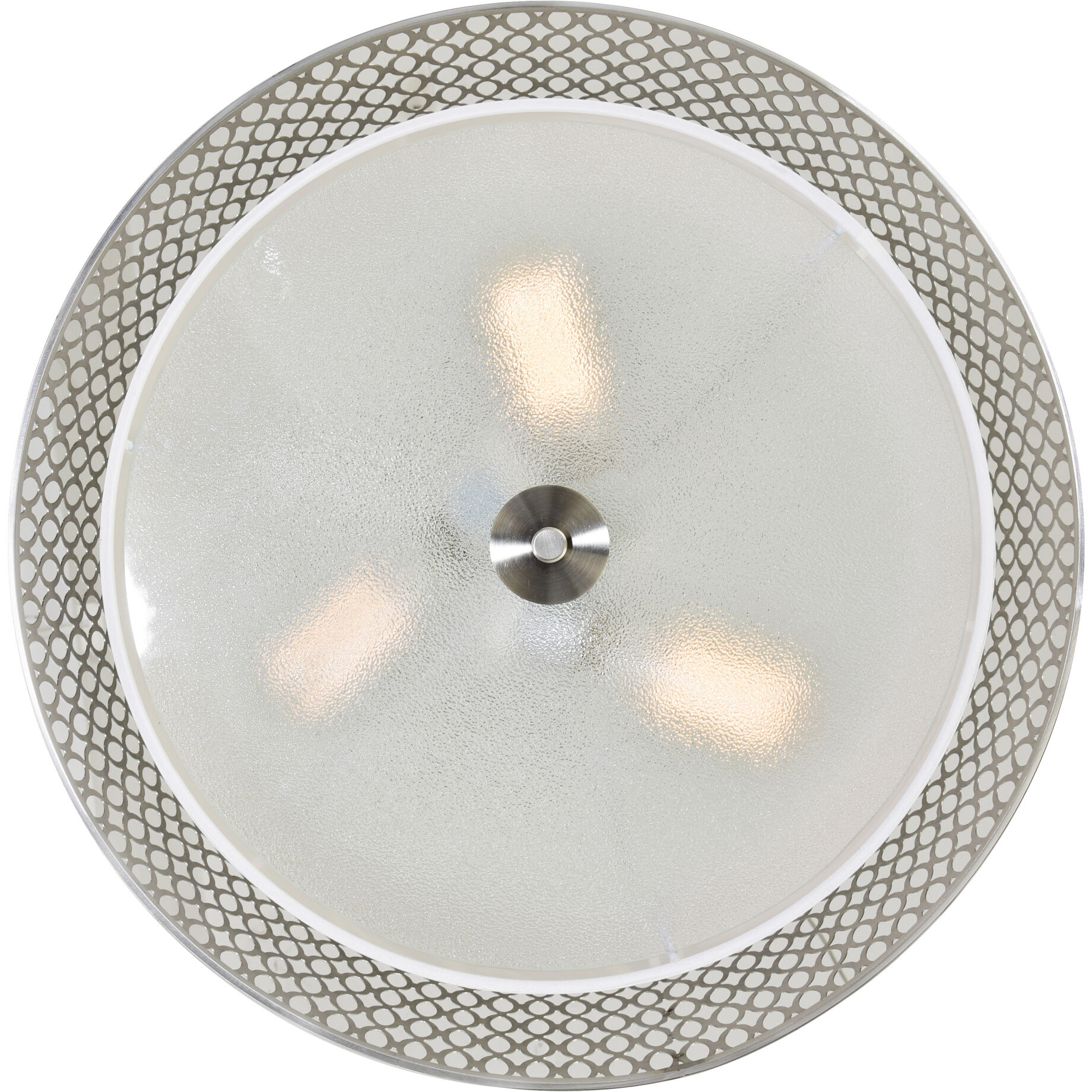 Mikayla 3 Light 17 inch Satin Nickel Drum Shade Chandelier Ceiling Light