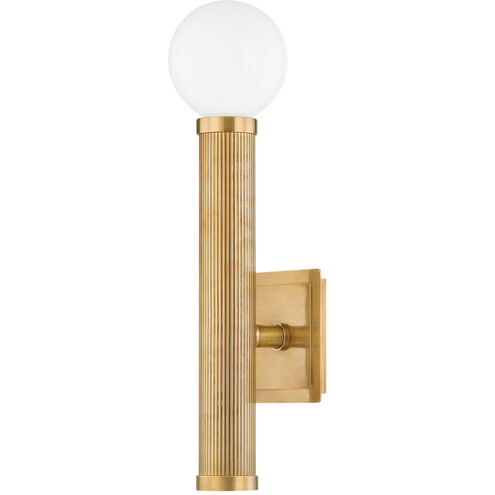 Pienza 1 Light 5.5 inch Vintage Brass Wall Sconce Wall Light