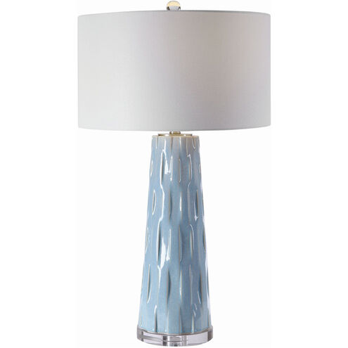 Brienne 31 inch 150 watt Light Blue Table Lamp Portable Light