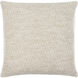 Itzel 22 X 22 inch Ash/Light Grey/Off-White/Light Silver Accent Pillow