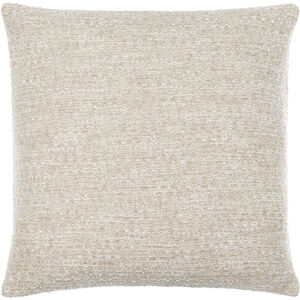 Itzel 22 X 22 inch Ash/Light Grey/Off-White/Light Silver Accent Pillow