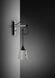 Hooked Wall Light in Stone / Smoked Bronze