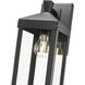 Yates 1 Light 13.75 inch Powder Coated Black Outdoor Wall Sconce