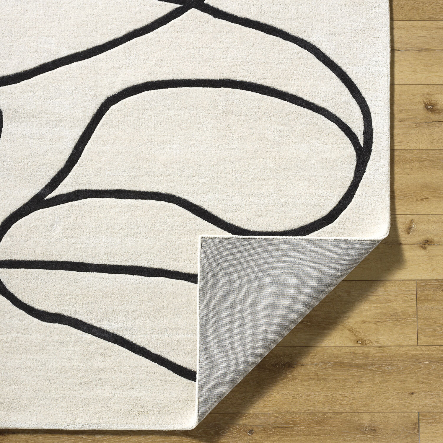 Jason Wu 90 X 60 inch Slate / Light Silver / Black Handmade Rug in 5 x 8