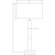 Howard 33.5 inch 150.00 watt Polished Nickel Table Lamp Portable Light