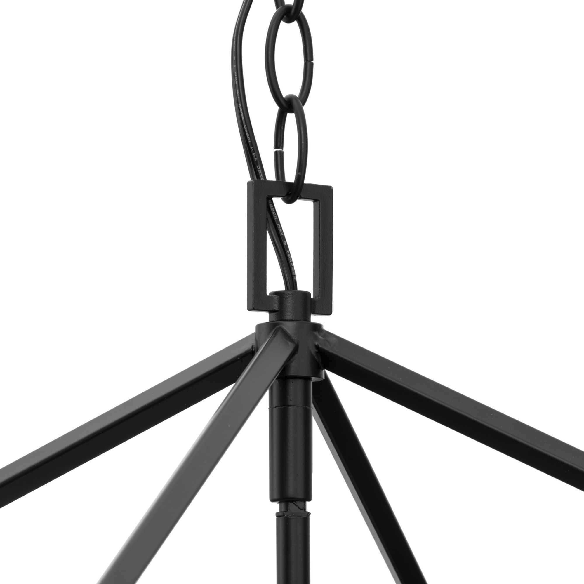 Hillcrest 4 Light 13 inch Matte Black Foyer Light Ceiling Light