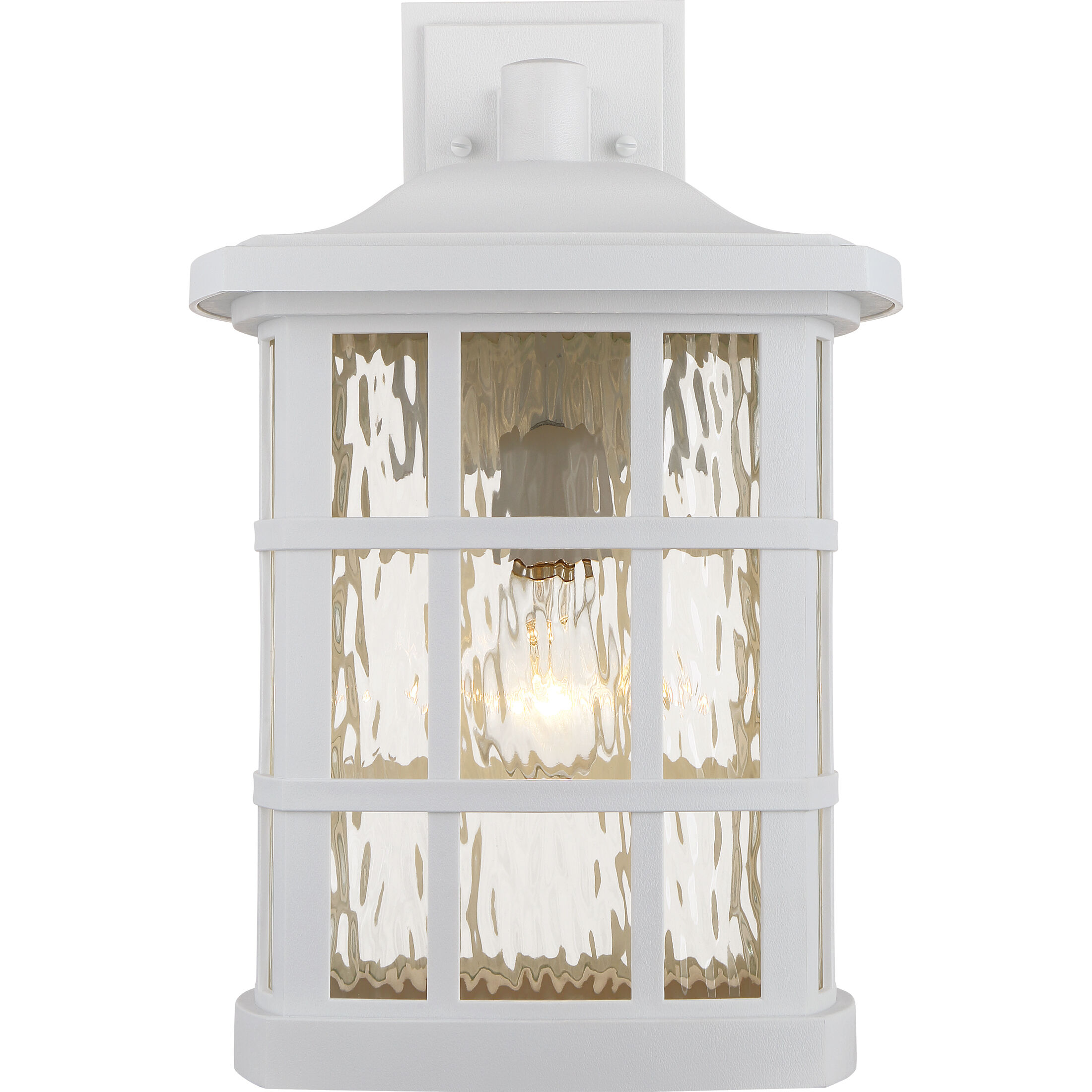 Stonington 1 Light 17 inch Matte White Outdoor Wall Lantern