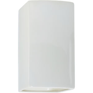 Ambiance Collection LED 13.5 inch Gloss White Outdoor Wall Sconce