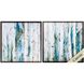 Abstract Collection Teal Canvas