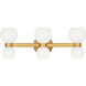 kate spade new york Londyn 6 Light 22.63 inch Burnished Brass Vanity Light Wall Light