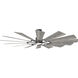 Prairie 72 inch Aged Pewter with Distressed Grey Weathered Oak Blades Ceiling Fan