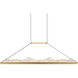 Himalayas LED 48 inch Brass Island/Pool Table Light Ceiling Light