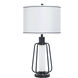 Steel 32.5 inch 100 watt Breny and White Table Lamp Portable Light