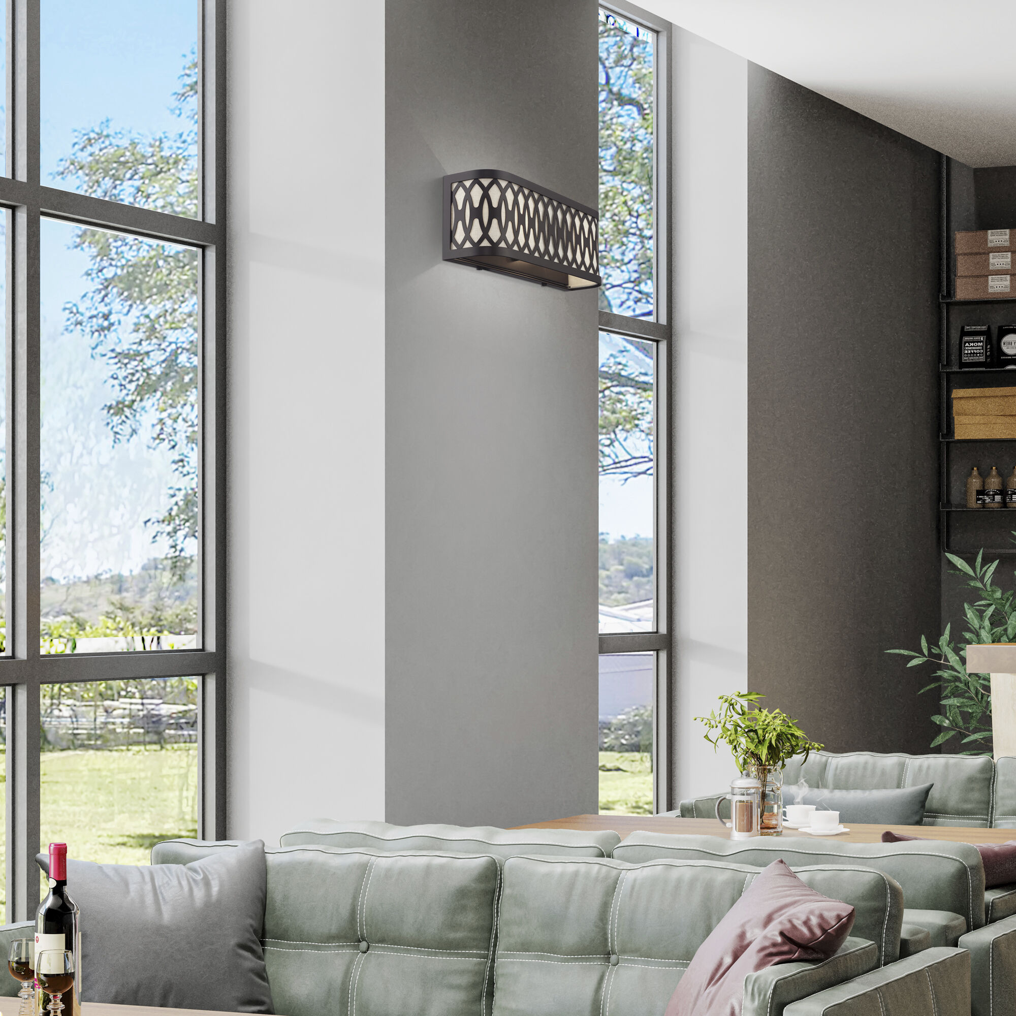 Vistaview 2 Light 15 inch English Bronze ADA Wall Sconce Wall Light