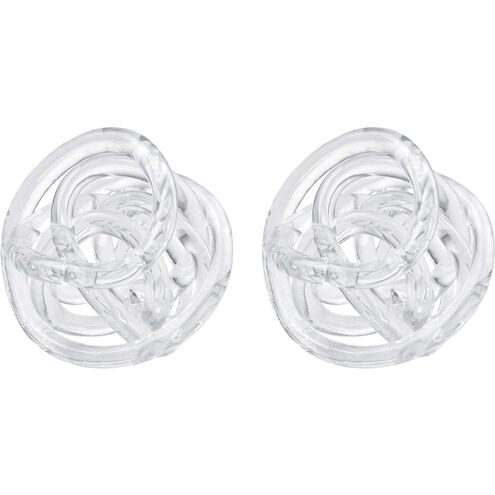 In a Tangle Clear Decorative Object