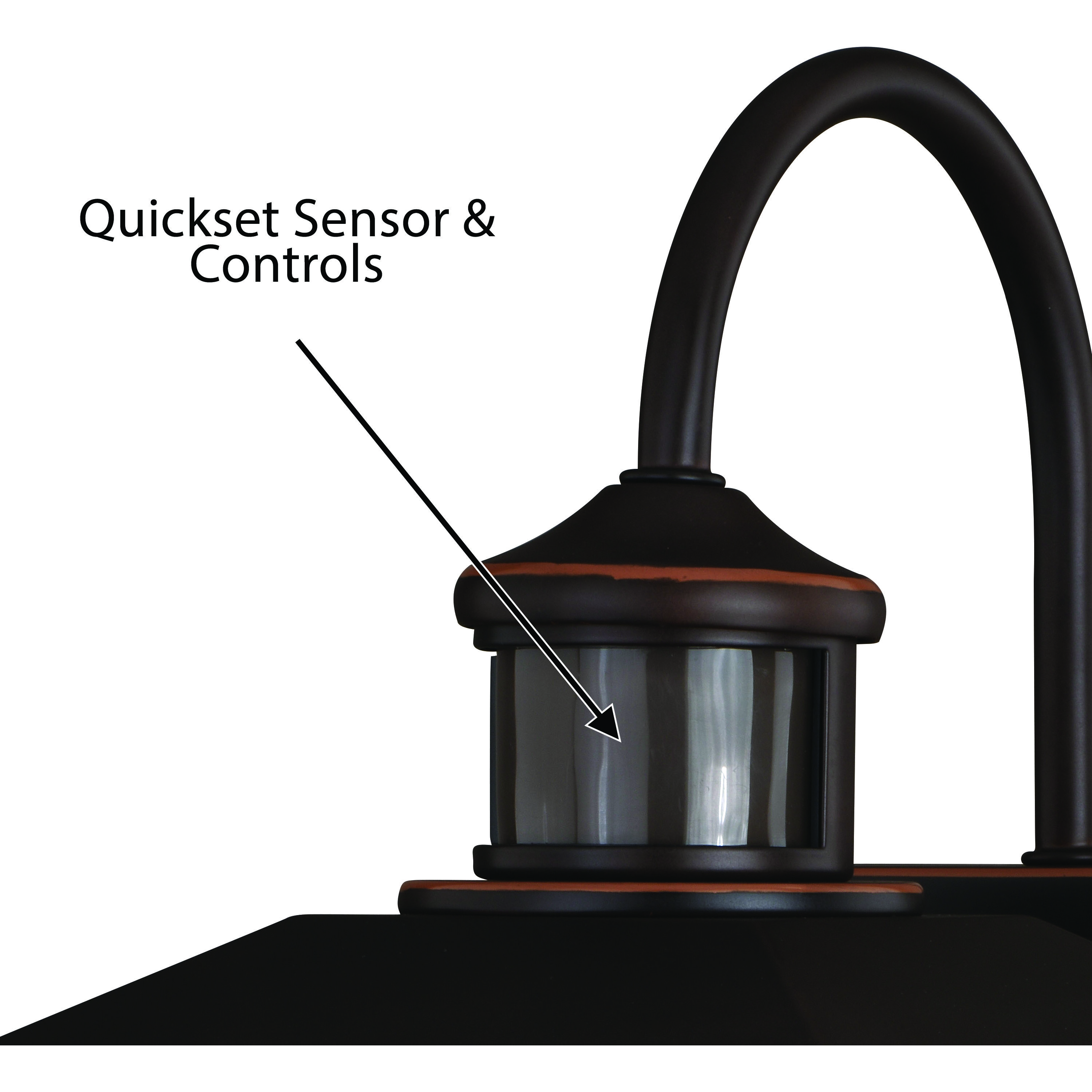 Yosemite Burnished Bronze Outdoor Motion Sensor