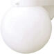 Nome 1 Light 7 inch White Outdoor Wall Sconce
