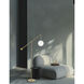 Holly 66 inch 60.00 watt Aged Brass Decorative Floor Lamp Portable Light