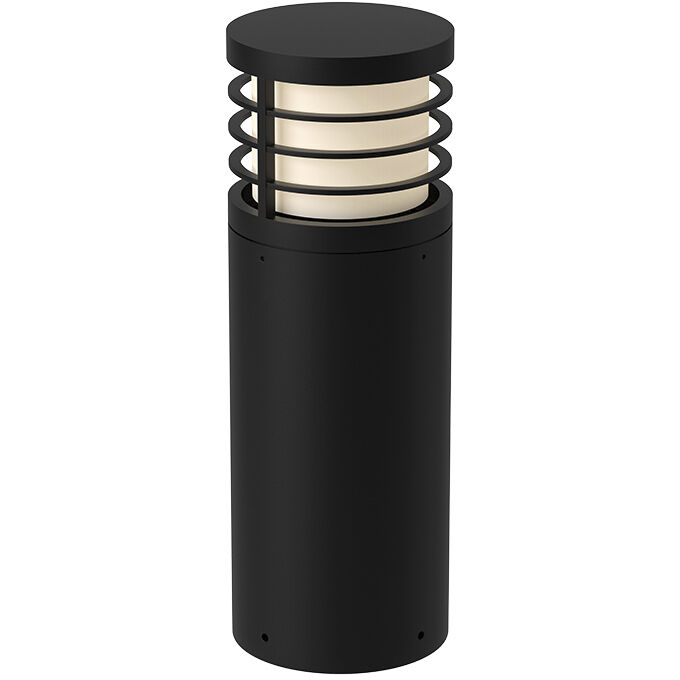 Blaine 120-277V 24.00 watt Black Exterior Bollard