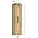 Berens 2 Light 24 inch Natural Brass Outdoor Wall Light